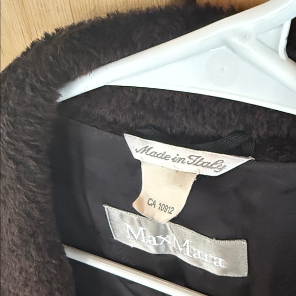 MaxMara Teddy Bear Icon Alpaca/Wool Coat - Picture 3 of 9